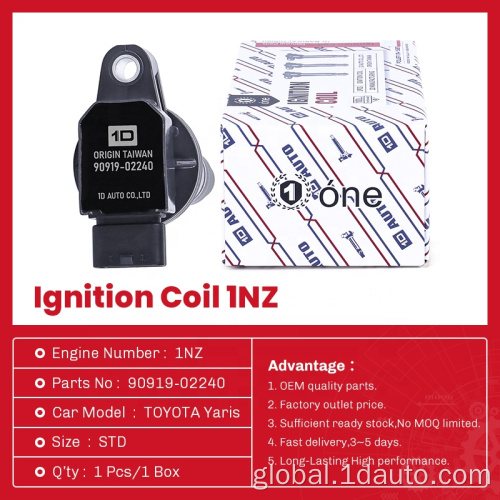 Auto Part Nissan Sunshine Ignition Coil Engine Parts Ignition Coil 1NZ for Toyota 90919-02240 Supplier